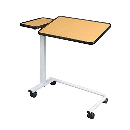 Identités Corfou table de lit 2 plateaux inclinable vérin gaz