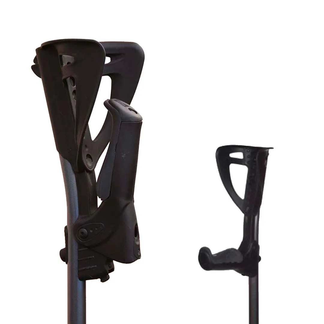Identités Ergotech 816048 cannes anglaises noires paire