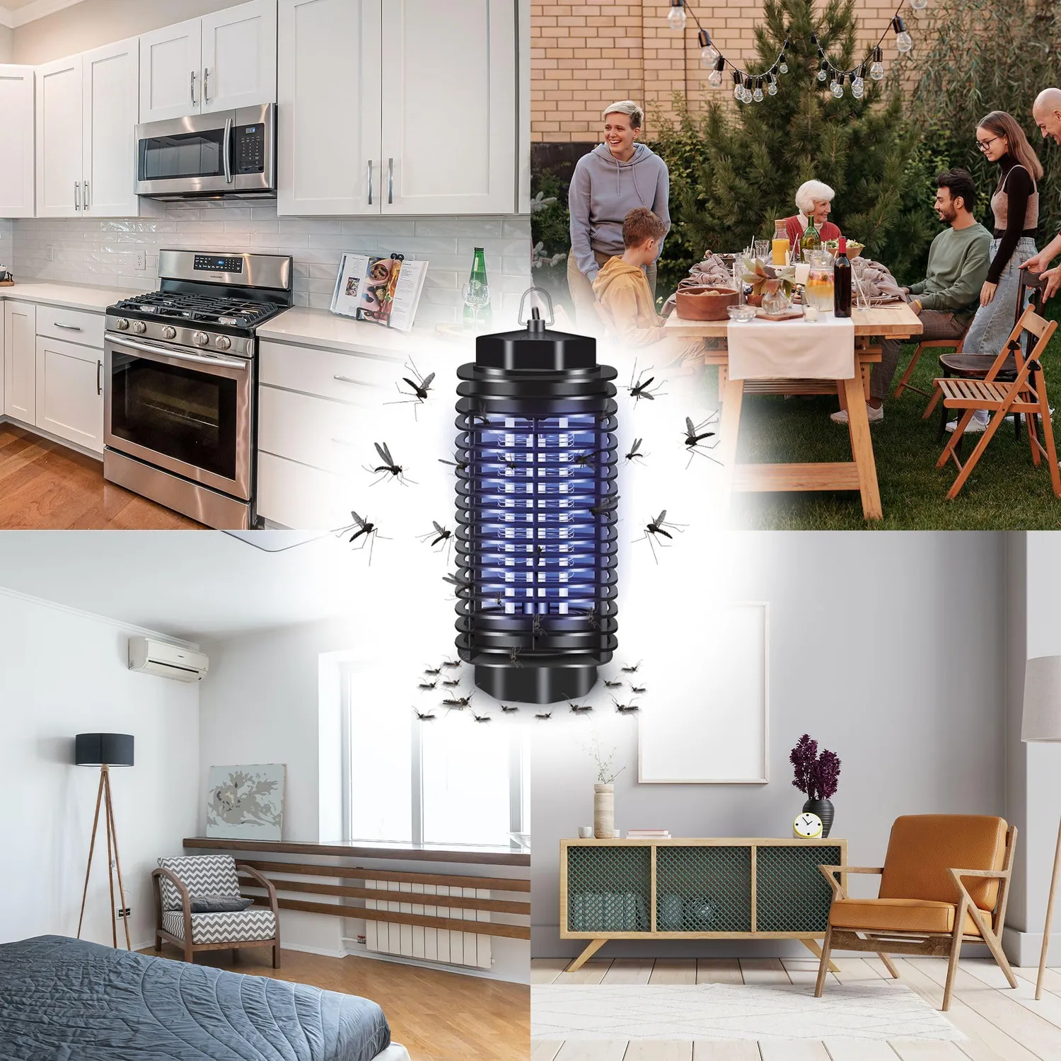Identités Mosquito Killer lanterne anti-moustiques électrique