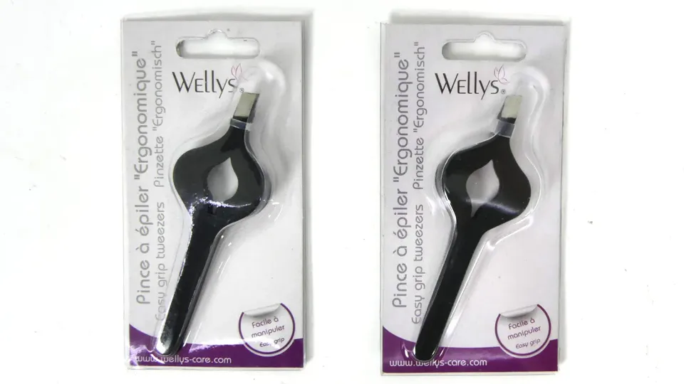 Identités pince à épiler ergonomique 10 cm lot de 2