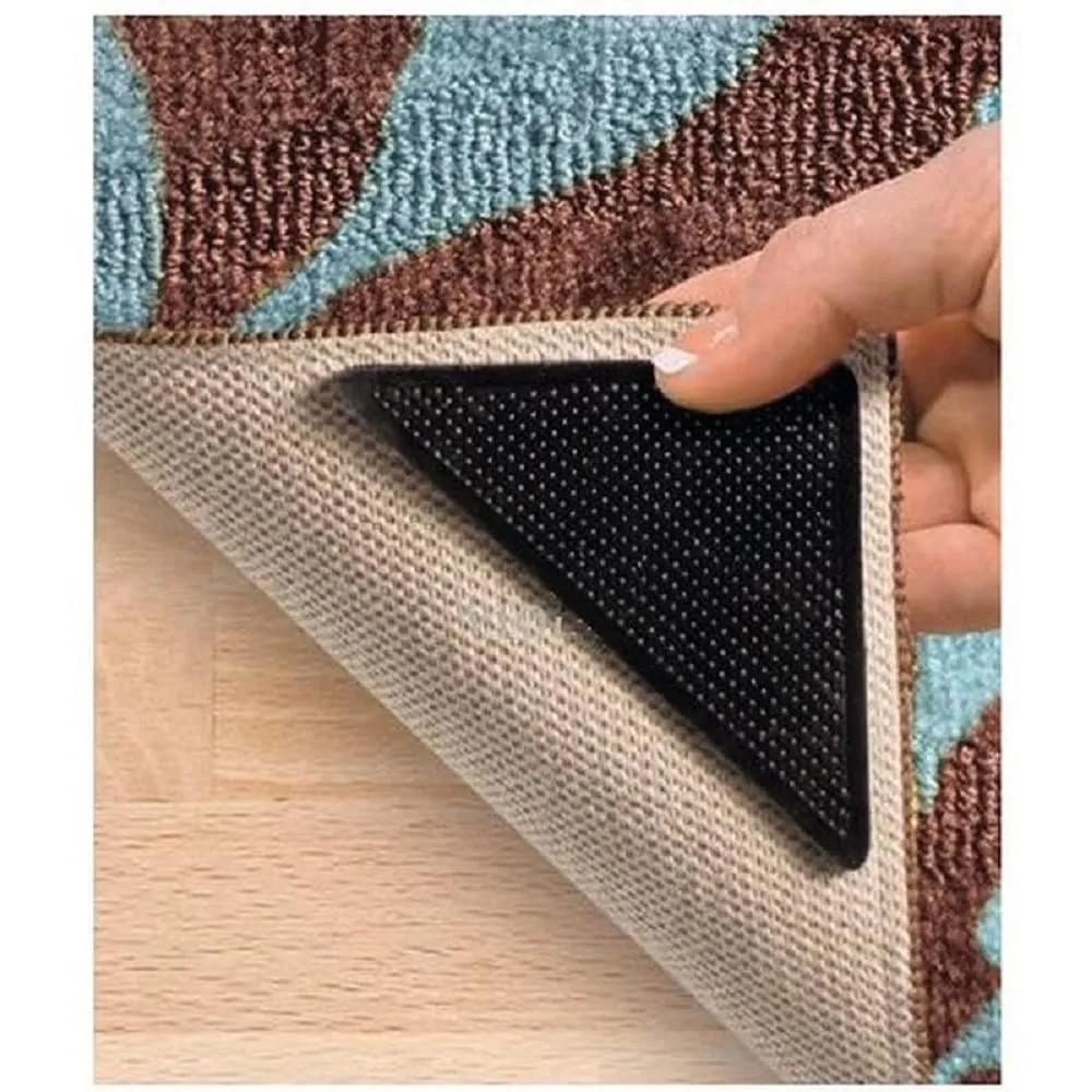 Identités Coins de Tapis Antidérapants Lot de 8 lavables