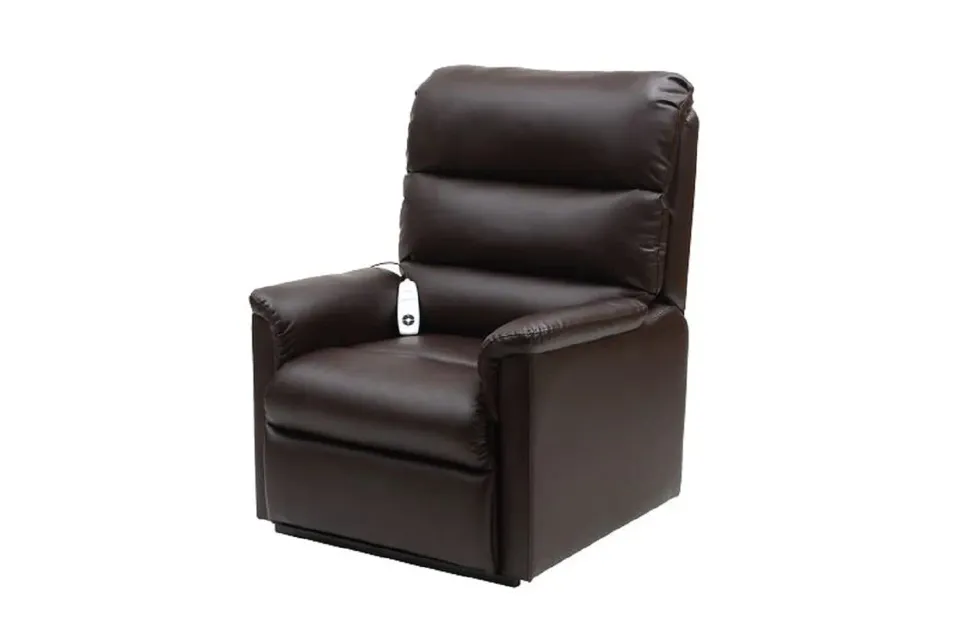 Identités Perle Fauteuil releveur électrique simili chocolat 1 moteur