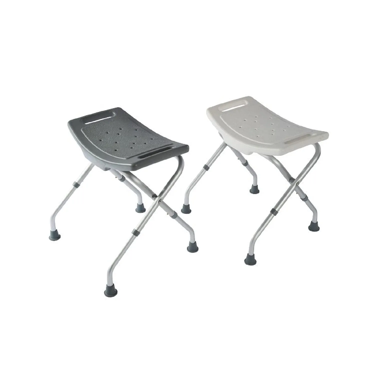 Identités Djerba Tabouret de Douche Accoudoirs Blanc