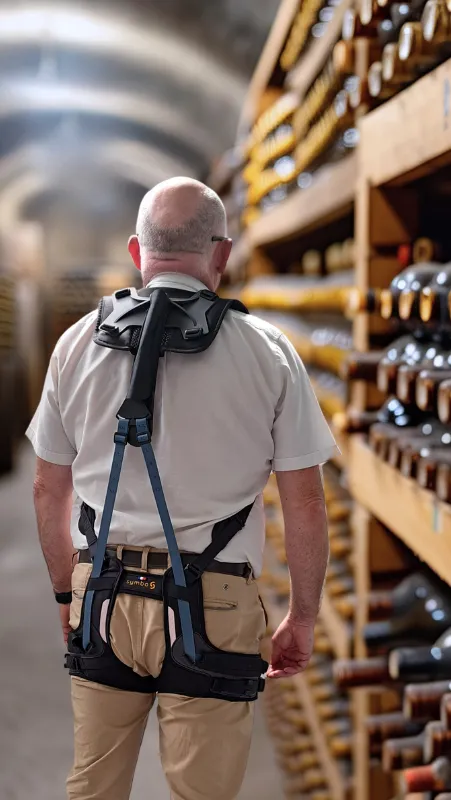 Exosafe Le Symbo exosquelette dos -15% charge