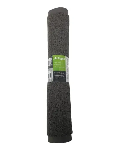 Identités Antigua Tapis de Bain Antidérapant Gris 53x53 cm