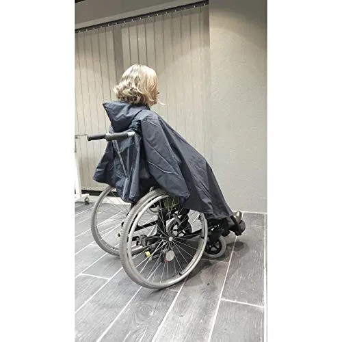 Identités Poncho Plus poncho fauteuil imperméable taille unique