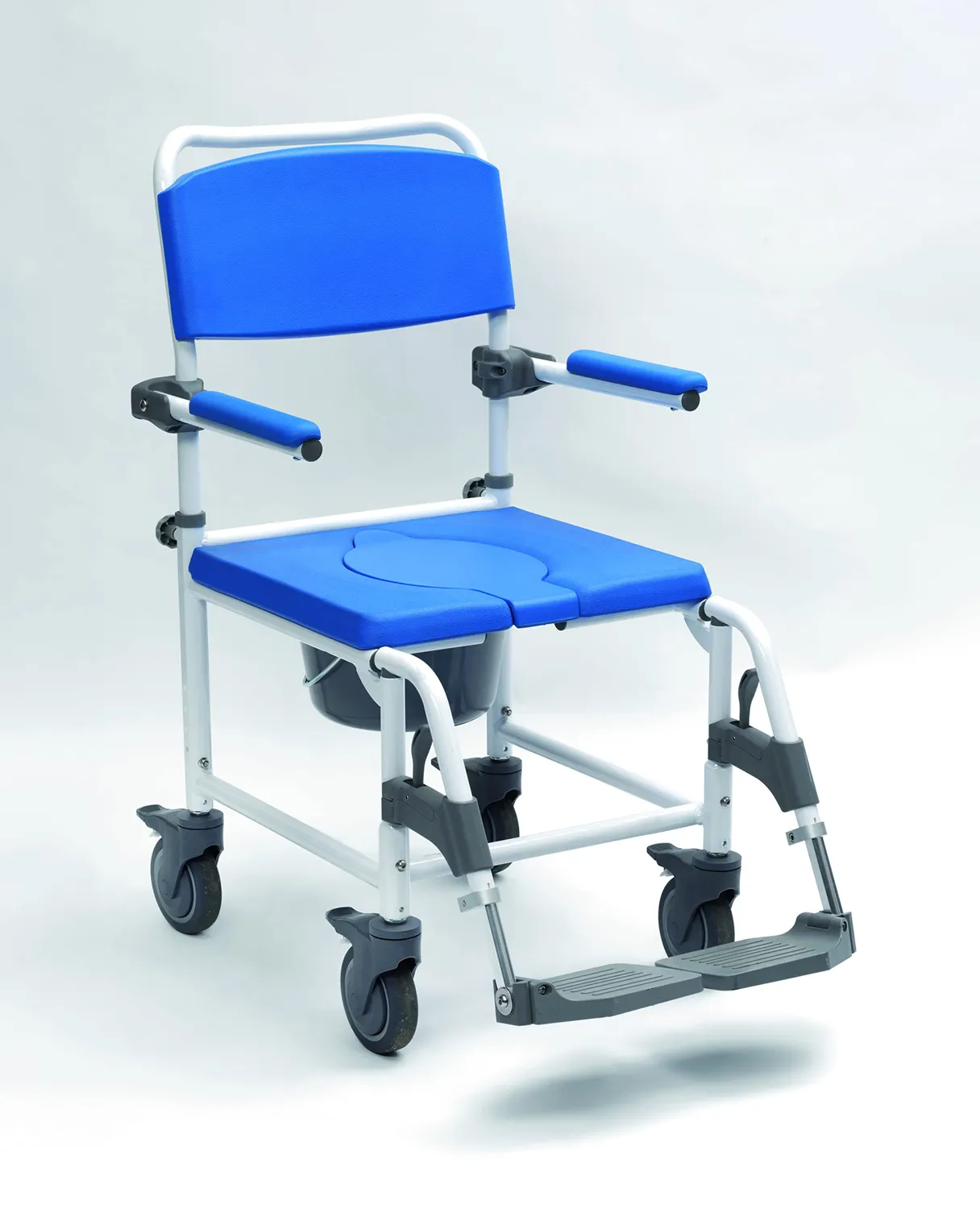 Identités Aston chaise de douche WC à roulettes 5 L