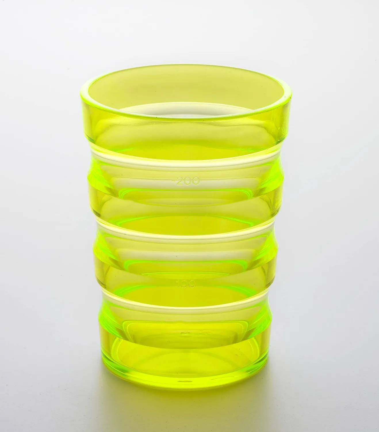 Identités Iso tasses polycarbonate Néon lot 4