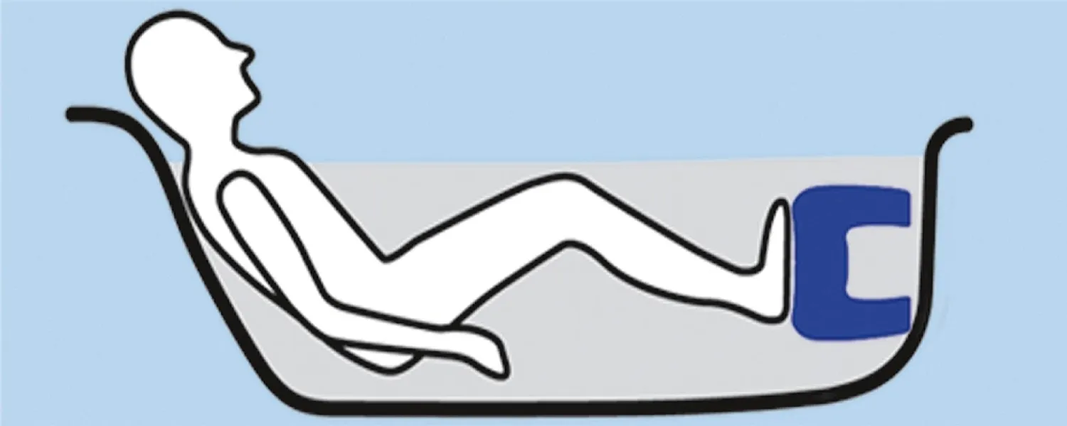 Identités Key West Siège de Bain Compact 160 kg