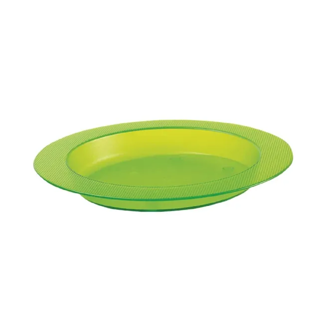 Identités assiette à rebord ergonomique blanche 24,5 cm