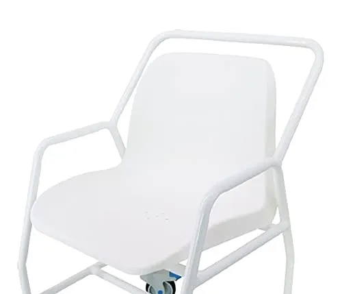 Identités chaise de douche à roulettes accoudoirs 165 kg