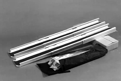 Identités Eco rampe télescopique aluminium 150 cm paire
