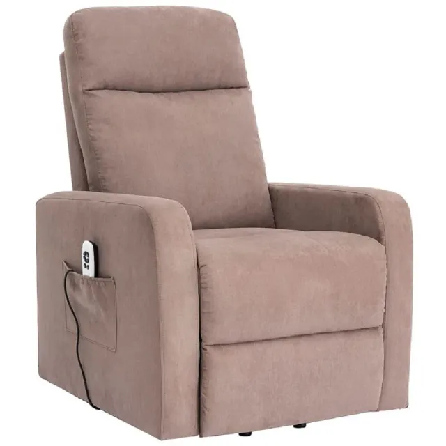 Identités Mint fauteuil releveur 1 moteur microfibre taupe