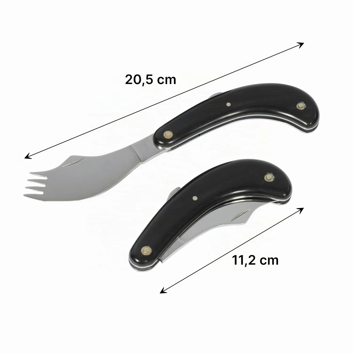 Identités Self Confort couteau-fourchette pliant bois
