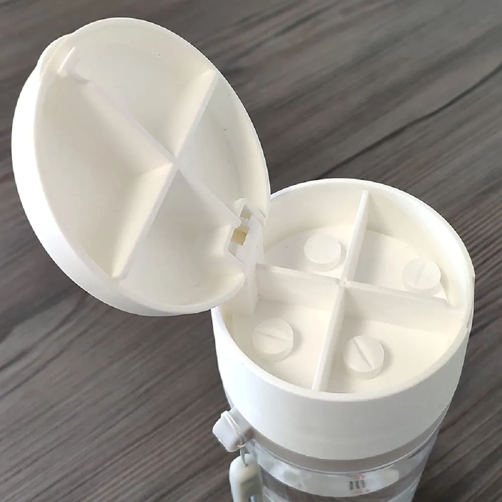 Identités Gourde avec Pilulier 600 ml Tritan