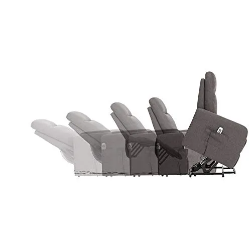 Identités Mint fauteuil releveur 1 moteur microfibre taupe
