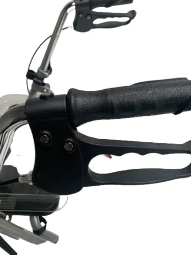Identités Silver déambulateur 4 roues 120 kg avec assise